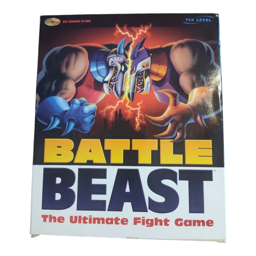 Battle Beast The Ultimate Fight PC CD ROM Game 1995 Sealed CD